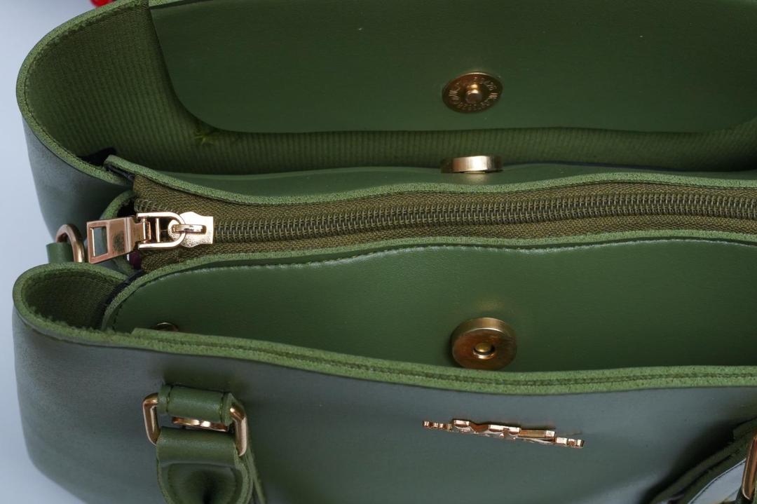 Ladies PU LEATHER  top handle shoulder handbags.