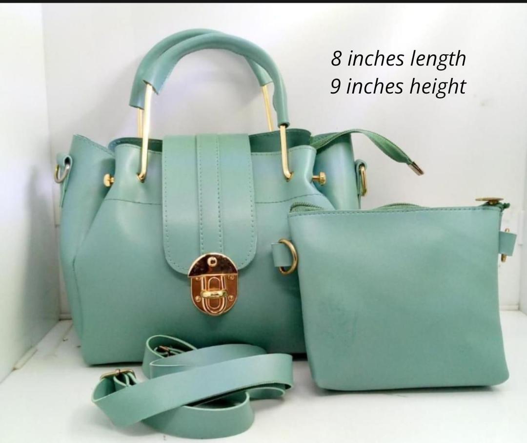 Ladies PU leather Crossbody bag set