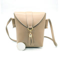 The Envelope Bucket Bag: Elegant Khaki Crossbody with Premium Gold Accents