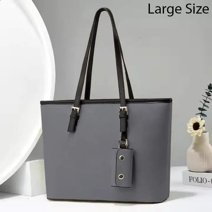 Premium Women's PU Leather Shoulder Bag – Elegant Daily Tote