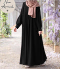 Versatile Front-Open Georgette Abaya – Lightweight & Breathable